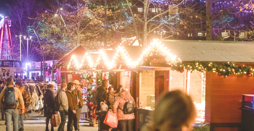 Christmas Market stalls